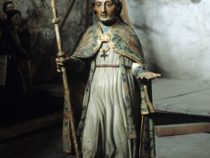 Iglesia parroquial de San Sebastián de Soreasu. Escultura. San Gregorio