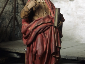 Iglesia parroquial de San Sebastián de Soreasu. Escultura. San Pedro