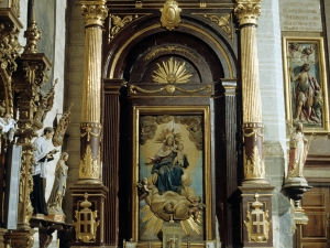 Iglesia parroquial de la Natividad de Urrestilla. Retablo de la Virgen del Rosario