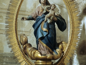 Iglesia parroquial de la Natividad de Urrestilla. Escultura. Virgen del Rosario