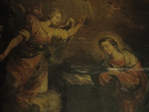 Iglesia parroquial de la Natividad de Urrestilla. Pintura. Anunciación