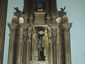 Iglesia parroquial de San Juan Bautista. Retablo de San Sebastián