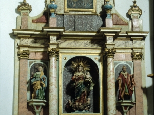 Iglesia parroquial de Nuestra Señora de la Asunción. Retablo de la Virgen del Rosario