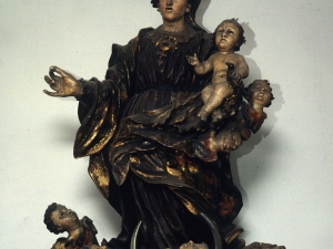 Iglesia parroquial de Nuestra Señora de la Asunción. Escultura. Virgen del Rosario