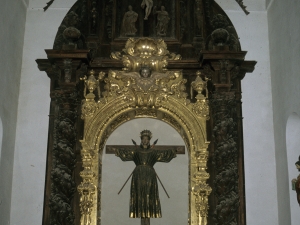 Basílica de San Martín de Loinaz. Retablo de San Martín de Loinaz