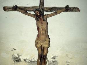 Iglesia parroquial de San Pedro de Arriaran. Escultura. Cristo Crucificado