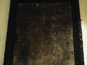 Iglesia parroquial de San Pedro de Arriaran. Pintura. Santa mártir