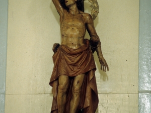 Iglesia parroquial de San Sebastián de Garin. Escultura. San Sebastián