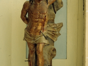 Iglesia parroquial de San Sebastián de Garin. Escultura. San Sebastián