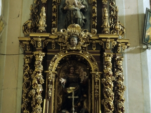 Iglesia parroquial de San Martín de Astigarreta. Retablo de la Virgen del Rosario