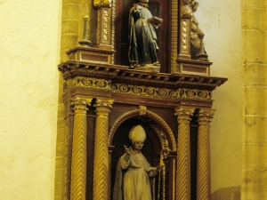 Iglesia parroquial de San Martín de Tours. Retablo de Santo obispo