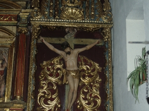 Iglesia de Nuestra Señora de la Asunción de Eldua. Retablo de Cristo Crucificado