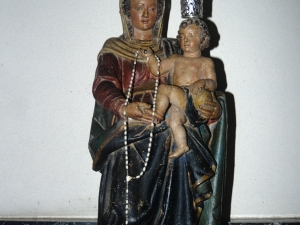 Iglesia de Nuestra Señora de la Asunción de Eldua. Escultura. Virgen del Rosario