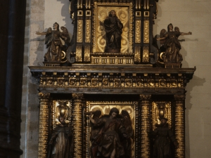 Iglesia parroquial de San Pedro de Ariznoa. Retablo de San Miguel Arcángel