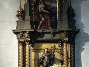 Iglesia parroquial de San Pedro de Ariznoa. Retablo de San Martín de Aguirre