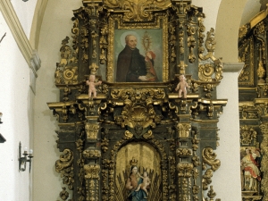 Iglesia parroquial de San Andrés de Elosua. Retablo de la Virgen del Rosario