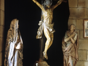 Iglesia parroquial de Nuestra Señora de la Asunción y del manzano. Escultura. Cristo crucificado