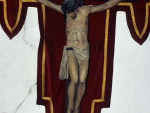 Iglesia parroquial de Nuestra Señora de la Asunción y del manzano. Escultura. Cristo Crucificado