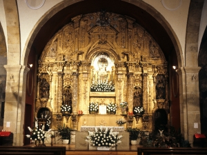 Santuario de Nuestra Señora de Guadalupe. Retablo de Andra Mari de Guadalupe