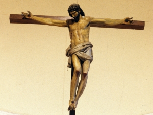 Santuario de Nuestra Señora de Guadalupe. Escultura. Cristo Crucificado