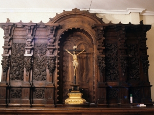 Iglesia parroquial de San Miguel Arcángel. Frente de sacristía