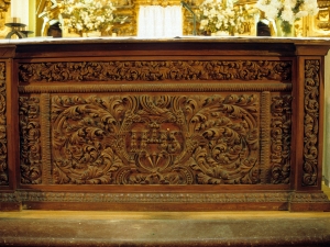 Iglesia parroquial de Nuestra Señora de la Asunción. Mesa de altar