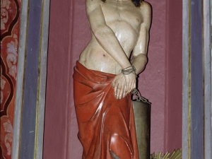 Iglesia parroquial de Nuestra Señora de la Asunción. Escultura. Cristo atado a la columna