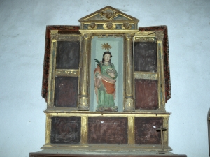 Ermita de San Andrés. Retablo de Santa Lucía