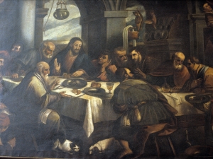 Iglesia parroquial de San Bartolomé. Pintura. Última cena
