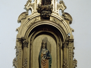 Iglesia parroquial de Santa Catalina. Retablo de la Virgen con niño