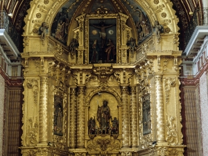 Iglesia parroquial de San Bartolomé de Bidania. Retablo de San Bartolomé