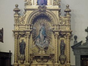 Iglesia parroquial de San Bartolomé de Bidania. Retablo de la Inmaculada Concepción