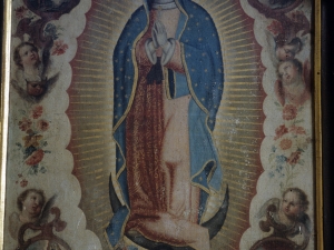 Iglesia parroquial de San Bartolomé de Bidania. Pintura. Virgen de Guadalupe