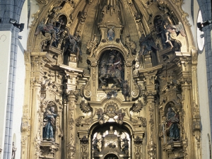 Iglesia parroquial de San Martín de Tours de Amasa. Retablo de San Martín de Tours