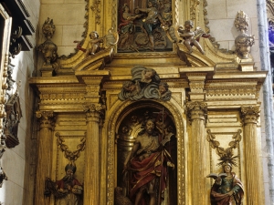 Iglesia parroquial de San Martín de Tours de Amasa. Retablo de San Juan Bautista