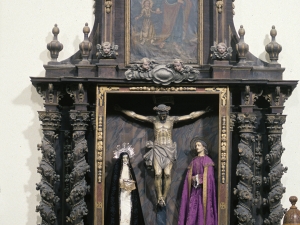 Iglesia parroquial de San Martín de Tours de Amasa. Retablo del Calvario