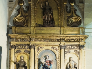 Iglesia parroquial de San Andrés. Retablo de la Virgen del Rosario