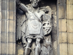 Iglesia parroquial de San Andrés. Escultura. San Miguel Arcángel