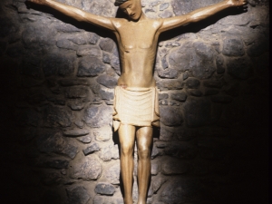 Iglesia parroquial de la Asunción de Nuestra Señora de Azitain. Escultura. Cristo Crucificado