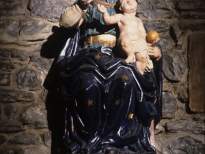 Iglesia parroquial de la Asunción de Nuestra Señora de Azitain. Escultura. Andra Mari