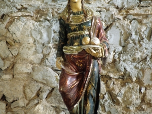 Ermita de San Román de Aginaga. Escultura. Santa Águeda