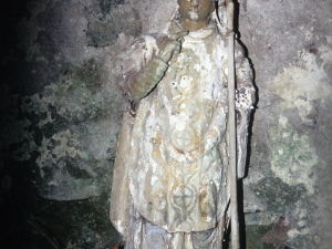 Humilladero de San Ildefonso de Aginaga. Escultura. San Ildefonso