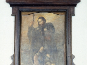 Ermita de San Roque. Pintura. San Lorenzo, San Roque y San Antolín