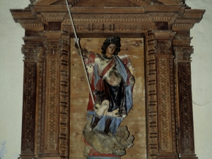 Ermita de San Miguel Goikoa. Retablo de San Miguel Arcángel