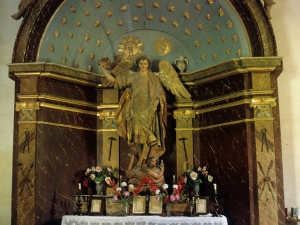 Ermita de San Miguel Behekoa. Retablo de San Miguel Arcángel