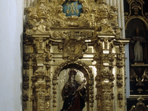 Iglesia parroquial de San Miguel Arcángel de Apotzaga. Retablo de la Virgen del Rosario