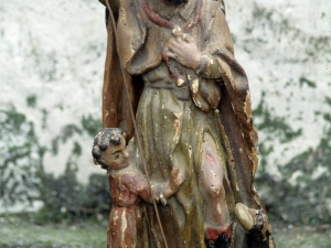 Iglesia parroquial de San Miguel Arcángel de Apotzaga. Escultura. San Roque