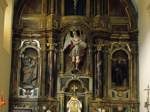 Iglesia parroquial de San Miguel Arcángel de Bolivar. Retablo de San Miguel Arcángel