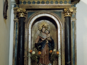 Iglesia parroquial de San Miguel Arcángel de Bolivar. Retablo de la Virgen del Rosario