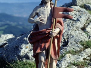 Ermita de Santa Cruz de Aitzorrotz. Escultura. Cristo Crucificado